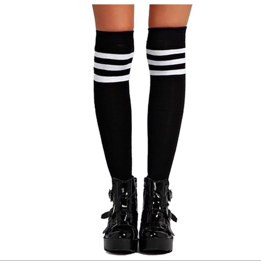 Knee high boot socks. Black🎈BOGO 🎈